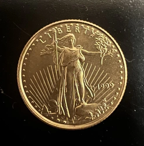 New Listing1999 1/10 oz American Gold Eagle $5 Coin