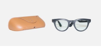 Ray-Ban Meta Headliner RW4009 Smat Brille AI Glasses, matt Schwarz, Grau