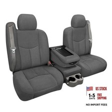 Seat Covers Replace for 1999-2006 Chevy Silverado 1500 and GMC Front Gray