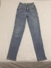 Vintage Marithe Francois Girbaud Jeans Size 1/2 Stone Washed Denim 90s France