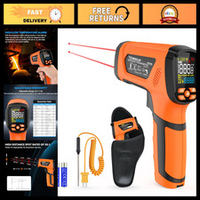 Non-contact Infrared Thermometer Gun -40 To 3632 Dual Laser Pyrometer High T