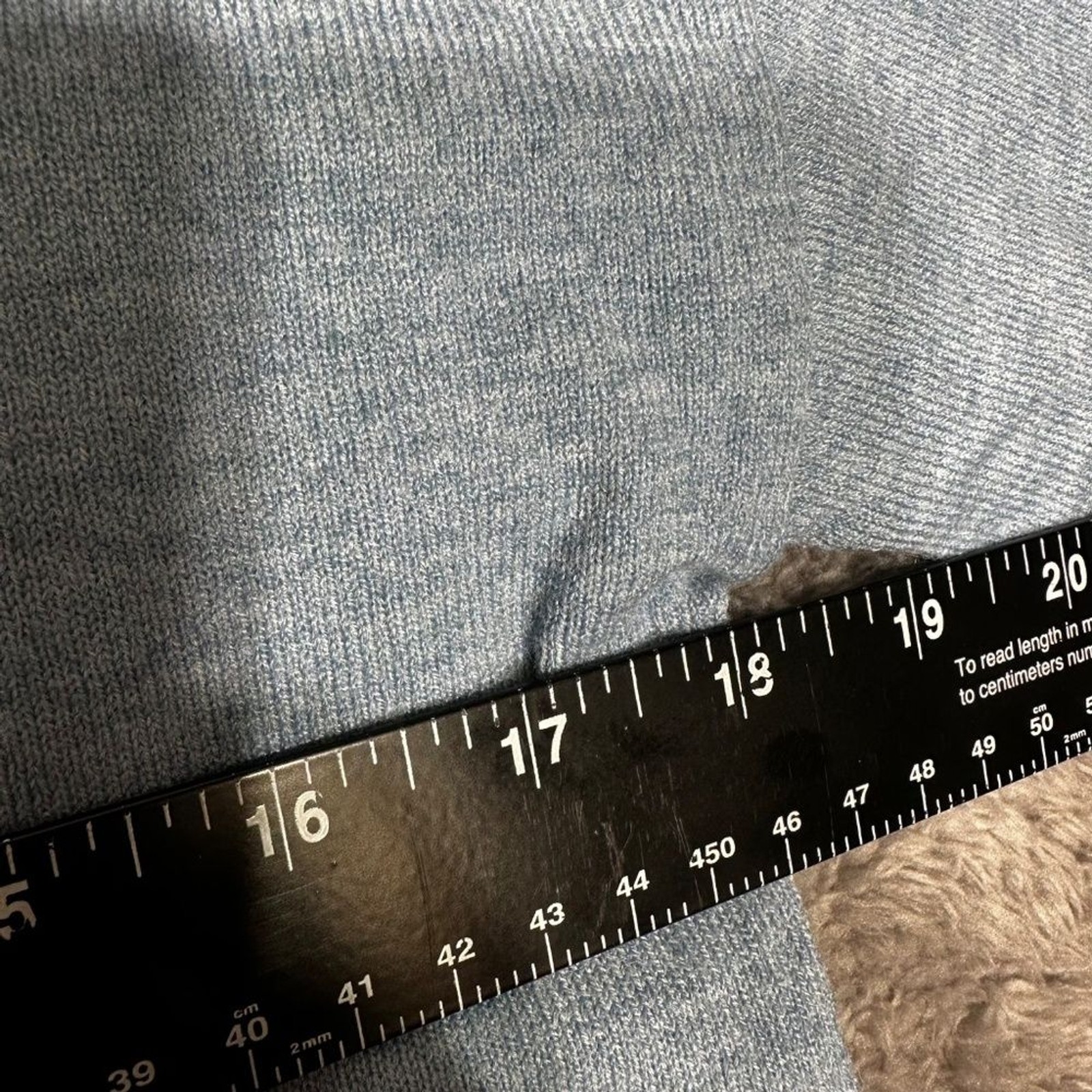 Primark Sweater Women XS Grey Crewneck Wool Blend Long Sleeve Ribbed Knit Top image 2