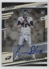 2022 Panini Prestige Xtra Points Premium Signatures Carson Strong Rookie Auto RC