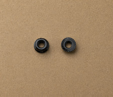 2x Vintage Bike Axle Nut 3/8 x 26T Black Schwinn Krate Front/Rear Freewheel Hub.