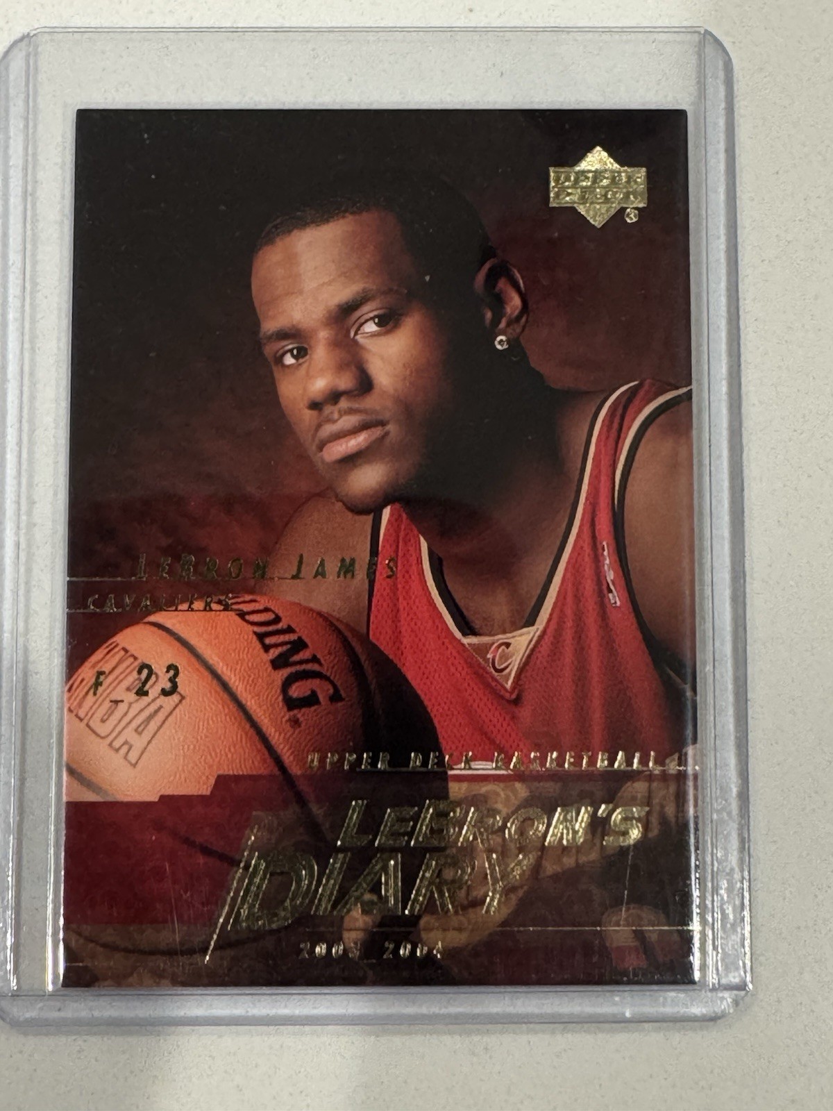 2003-04 Upper Deck LeBron James RC LeBron's Diary LJ10