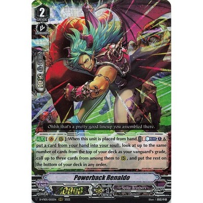 Vanguard TCG card D-VS05/055EN RRR Powerback Renaldo V Clan Collection Vol.5