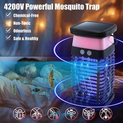 Electric UV Mosquito Killer Lamp Fly Bug Insect Repellent Zapper Trap In/Ourdoor