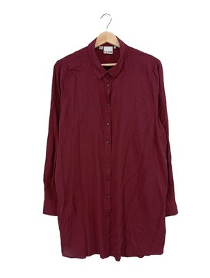 ICHI Hemdblusenkleid Damen Kleid Gr. DE 38 rot Casual-Look