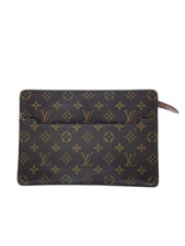 LOUIS VUITTON Monogram Pochette Homme Clutch Bag M51795 LV Auth Used