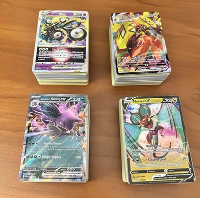 Pokmon Card Lot 100 TCG Cards + 1 EX/V/VMAX/VSTAR - 1 Extra UR Every 2  Lots! | eBay