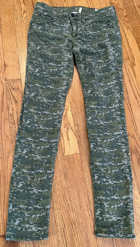 Rag & Bone, Rag & Bone Woman's Digital Camo Skinny Pants Size 29 Made in USA