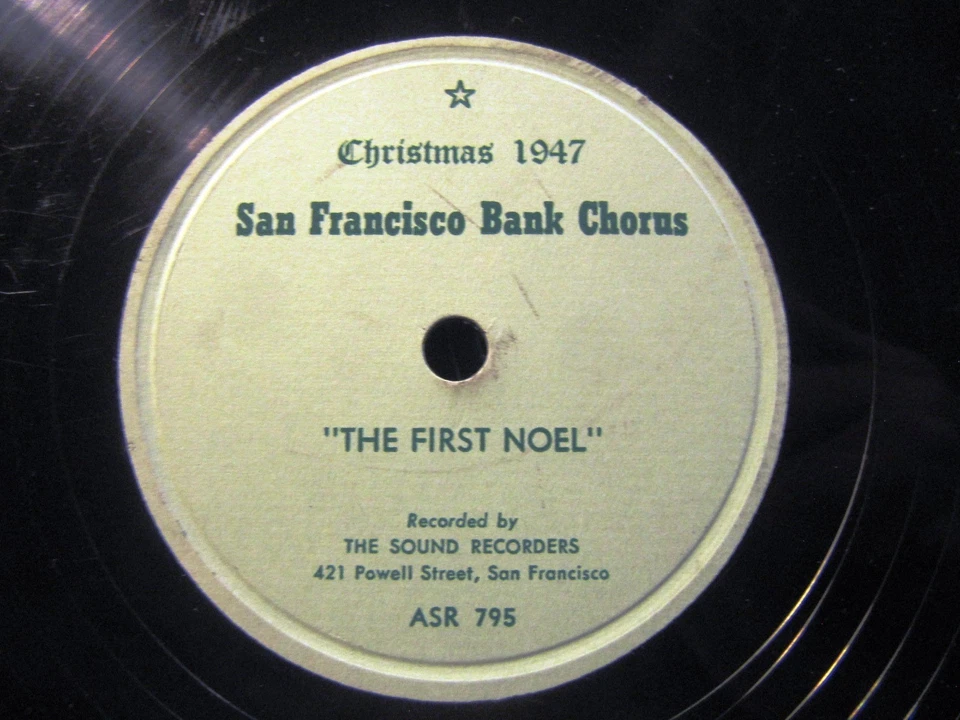 Live 1947 Herbert Boswell Nanney San Francisco CHRISTMAS CONCERT SOUND RECORDERS Foto 4 de 4
