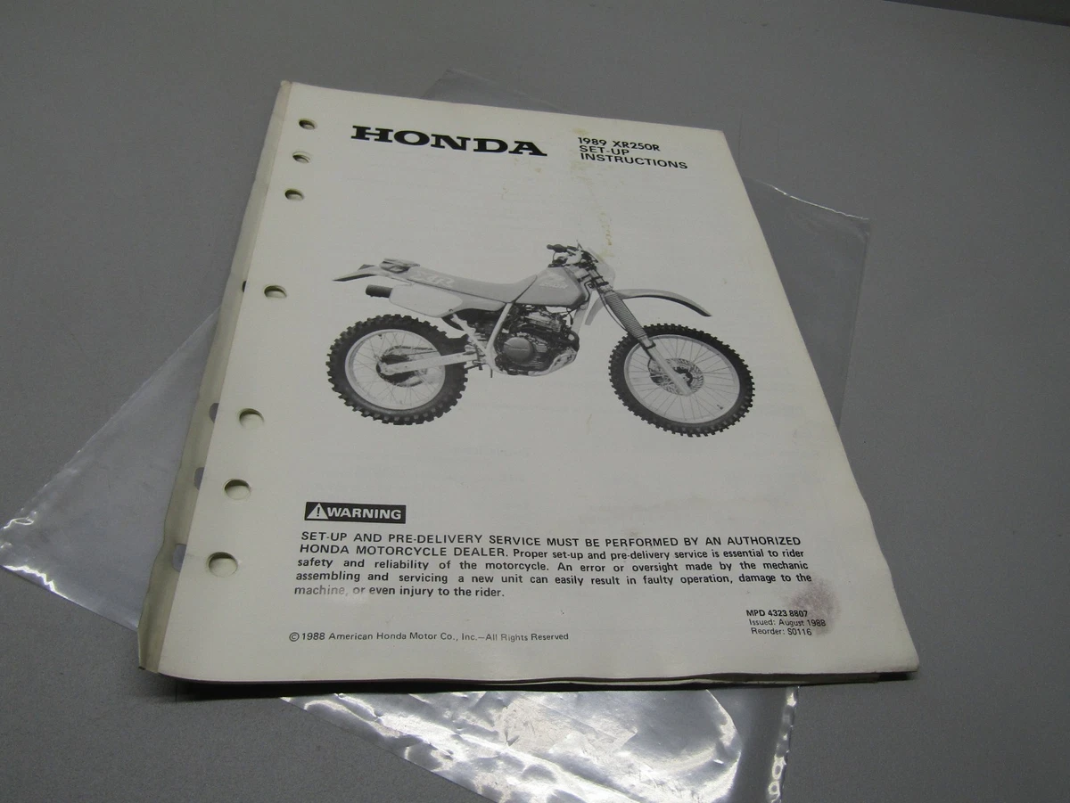XR250R Motorcycle Service & Repair Manuals for sale | eBay