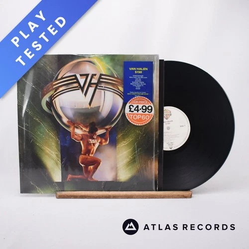 Van Halen 5150 A2 B3 LP Album Vinyl Record W 5150 Warner Bros. Records - EX/EX