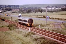 1998 Diesel Loco 158775 Livery - Spital Bridge Railway Slide Ref 7680M