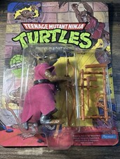 VINTAGE Toy Figure Playmates 1988 TMNT Splinter NIB w  Ninja Turtle MOC case