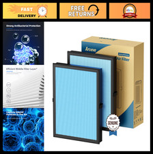 Air Filter Replacement 2 Pack - Compatible MK04 AP04 Standard Version, High Effi