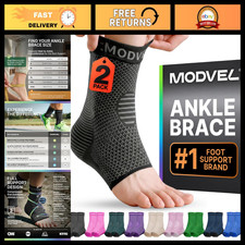 Compression Ankle Brace Sleeve for Men Women - Support for Sprains, Tendonitis