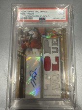 2020 Topps Triple Threads - Triple Threads Relics Mike Trout #TTR-MT2 Gold /9...