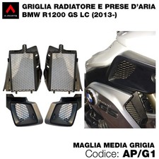 Kit 4 griglie di protezione per prese d'aria e radiatore BMW R1200 GS LC 2013