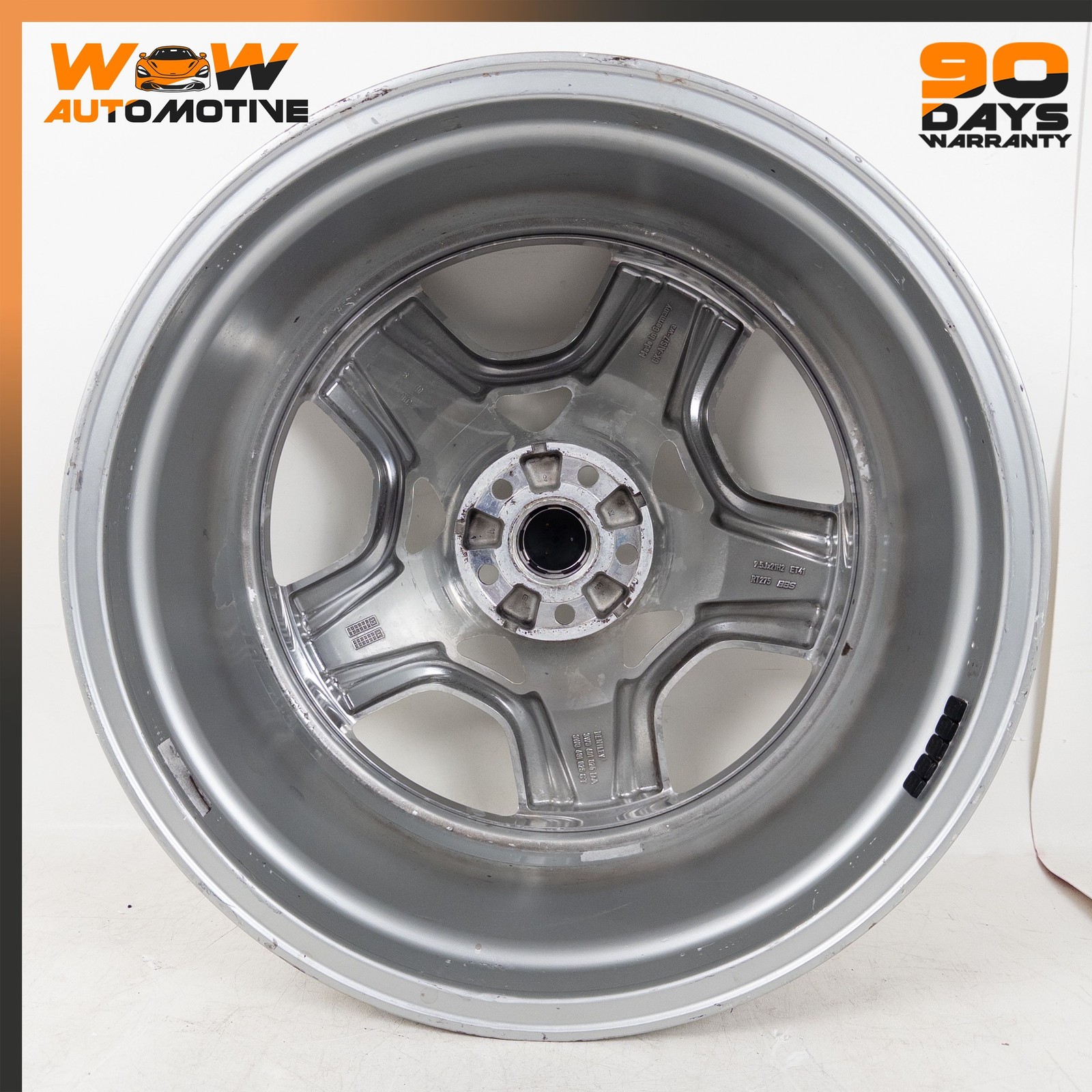 12-19 BENTLEY CONTINENTAL FLYING SPUR GTC 9.5 X 21 WHEEL RIM CHROME 3 OEM