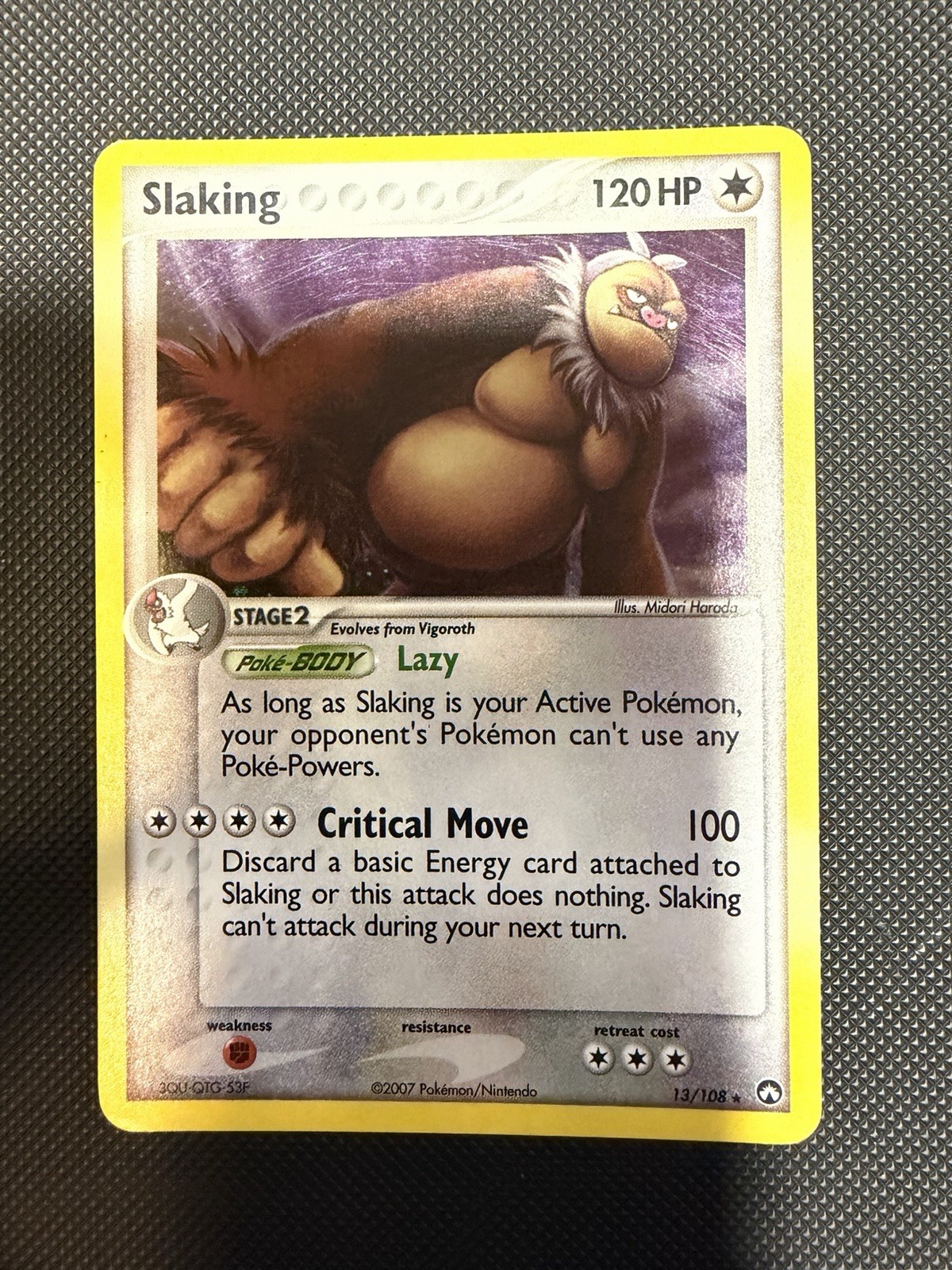 Slaking Power Keepers Holo Card 13/108
