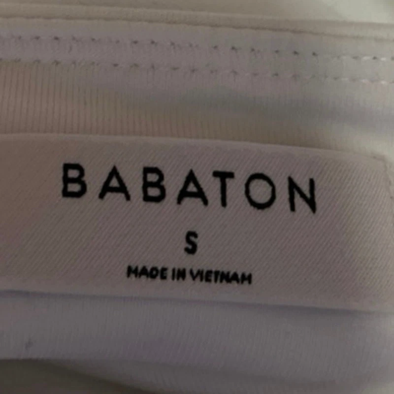 Body Top Aritzia Babaton Blanco Manga Larga Elastizado Cuello Cuadrado Talla S Foto 3 de 4