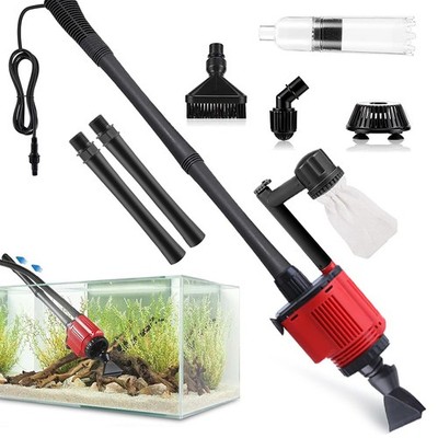 6 in 1 Elektrisch Aquariumpumpe Aquarium Mulmsauger Schlammsauger Bodenreiniger