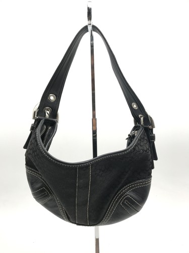 Authentifizierte Coach Damenhandtasche schwarz
