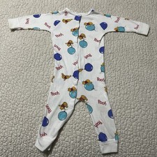 Vintage Winnie The Pooh One Piece Outfit Size M 19-26 Lbs.