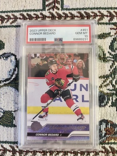2023 Upper Deck Series 2 Young Guns Connor Bedard #451 PSA 10 GEM MT Rookie RC