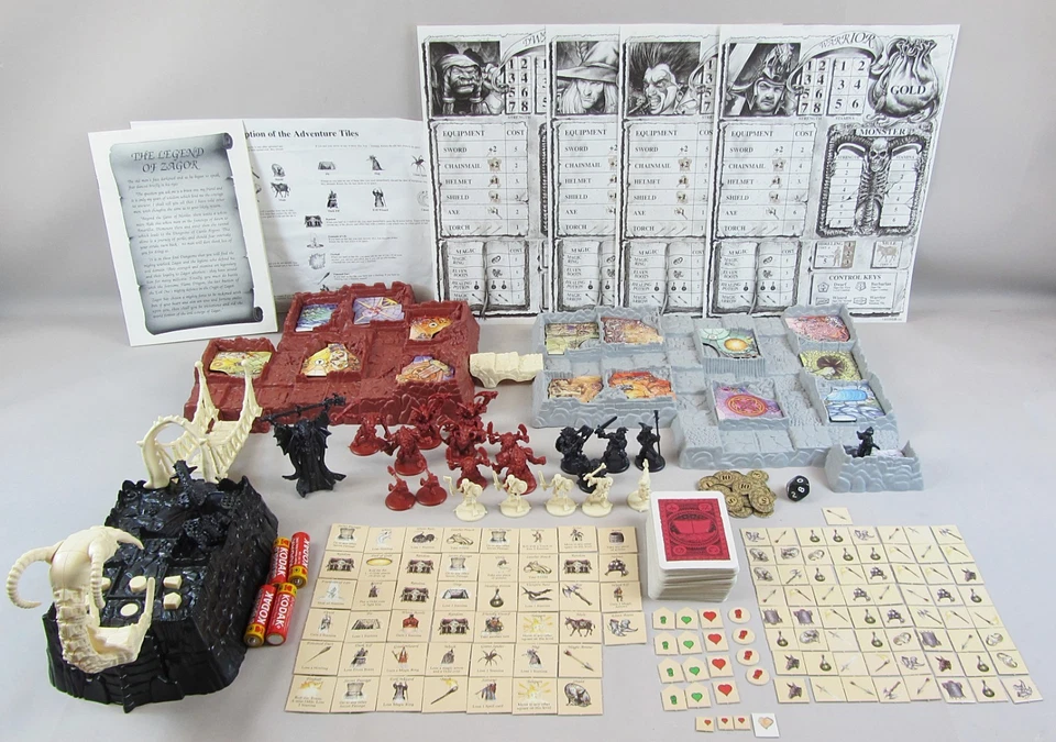 Legend of Zagor Vintage Parker Games 3D Fantasy Board Game Complete & Working - Image 2 of 4