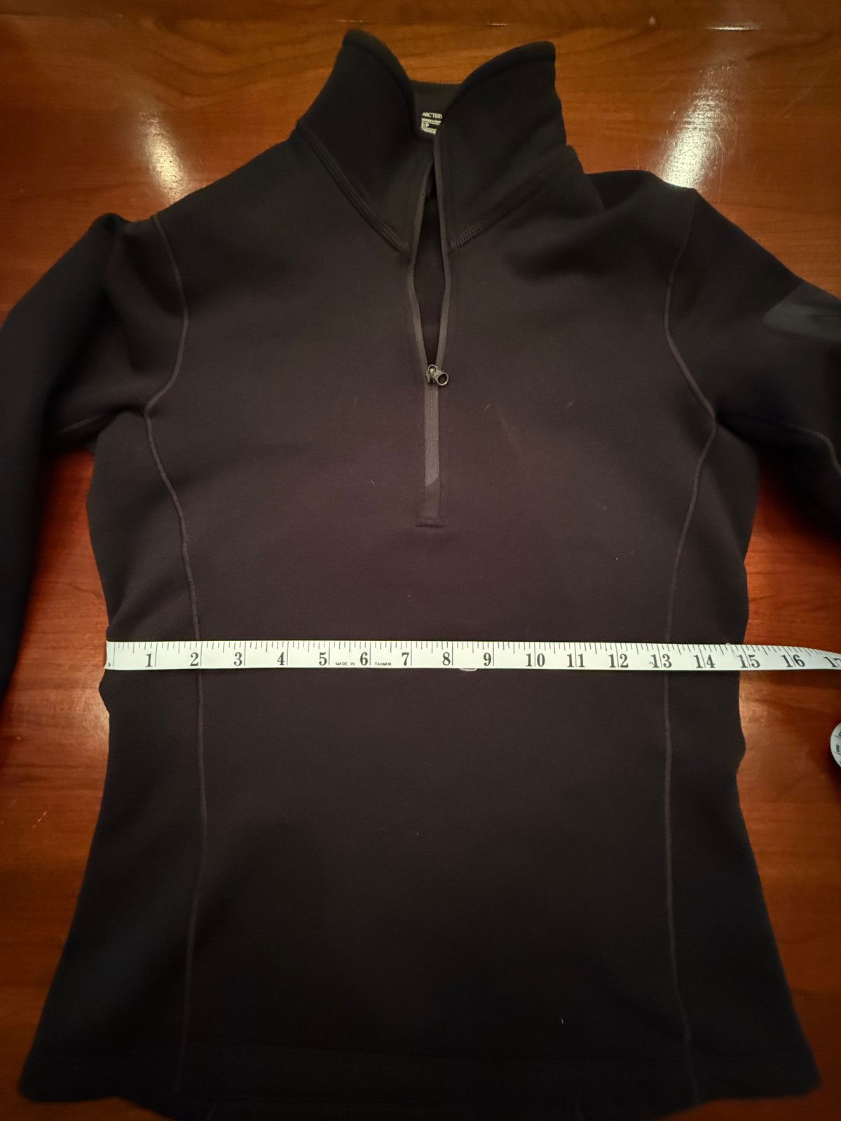 ARC'TERYX Women's Kyanite Zip Neck Base Layer Pullover Black Small thumbnail 6