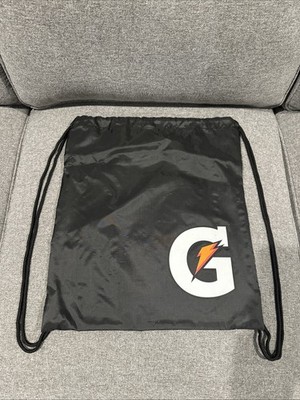 GATORADE G SPORT BAG Cinch Sack Black Backpack Draw String Sling