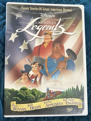 Disney's American Legends [1948] DVD Paul Bunyan, John Henry, Johnny Appleseed