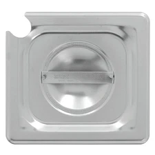 Super Pan 3 Steam Table Pan Sixth Size - Cover Notched