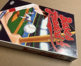 BASES LOADED 4 Game complete with Box & Manual Nintendo NES