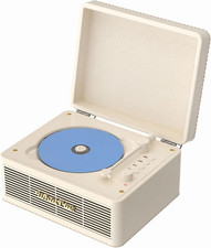 Portable CD Player with Bluetooth 5.2, Rechargeable Battery  Built-In Speakers