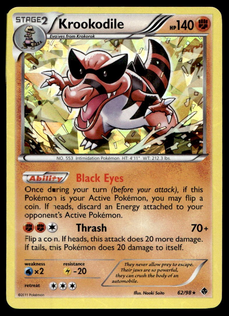 Krookodile - 62/98 (BW Emerging Powers) Deck Exclusives 062/098 2016 Pokemon TCG