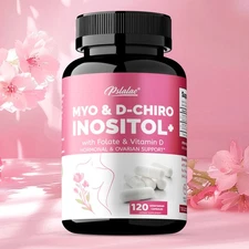 Myo & D-Chiro Inositol - Folate, Women's Ovarian Health, Hormone Balance