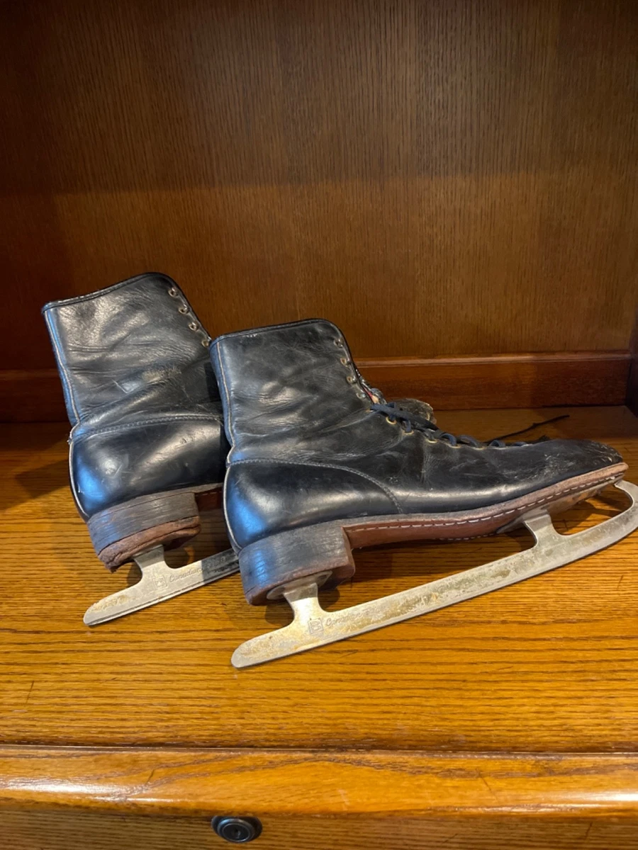 Patins à glace homme vintage NOS Canadian Flyer, taille 11