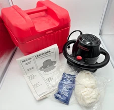Electric Buffer Polisher Craftsman Sears 9-in W/ Case, Wax, Bonnet Tested Works