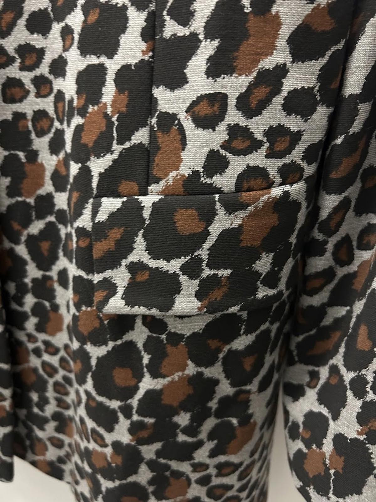 Marella Leopard Print Double Breasted Blazer Busi… - image 3