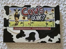 LEANIN' TREE GREETING CARD ASSORTMENT  "COW'S IT GOIN'?" 20 DESIGNS 