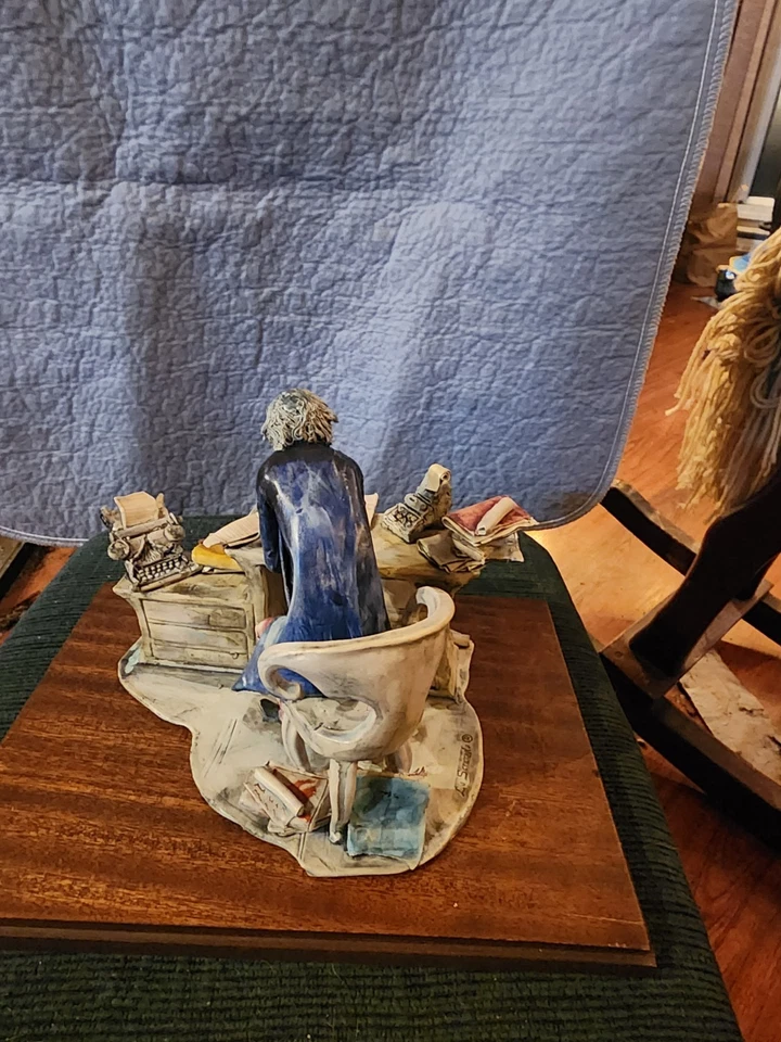 Toni Moretto Ceramic Sculpture w/ Display Case - Image 4 of 4