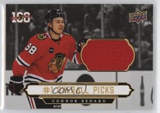 2025-26 Chicago Blackhawks Centennial #1 Overall Picks Relics Connor Bedard 1g0e