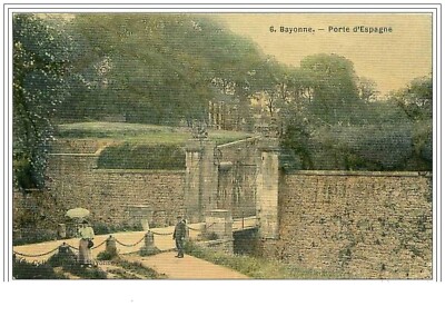 64.BAYONNE.PORTE D'ESPAGNE.CP LEINWAND