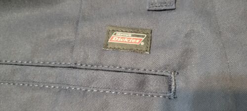 Dickies Navy Core Work Pants Men 34x30 Resists Wrinkles Regular Fit Straight Leg - Picture 6 of 12