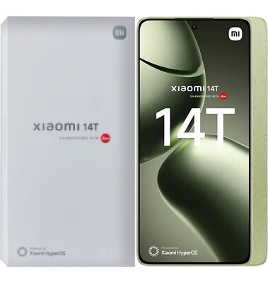 Xiaomi 14T 5G Lemon Green 512GB + 12GB Dual-SIM Factory Unlocked SIMFree NEU