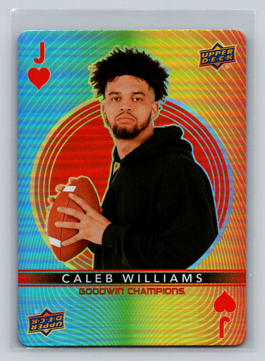 2022 Goodwin Champions Playing Cards Caleb Williams -Jack of